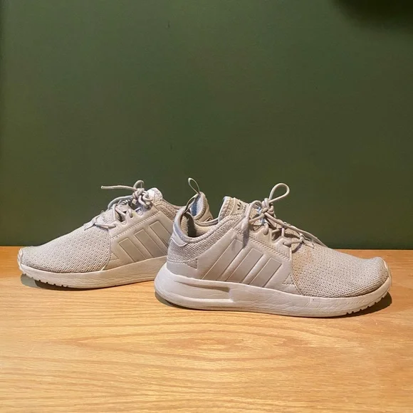 Adidas X_PLR Athletic Trainers shoes in a cream color. Womens size 8 - Picture 1 of 5
